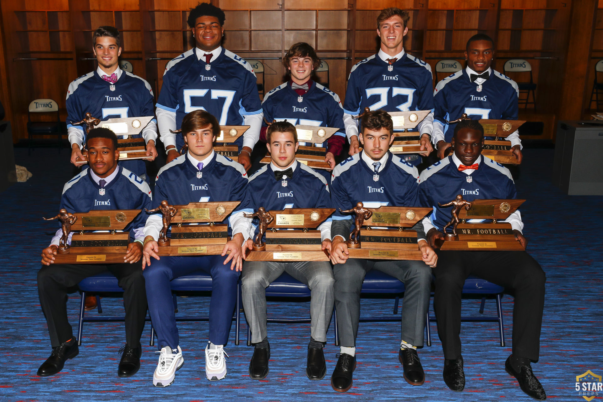 TSSAA hands out 2019 Tennessee Titans Mr. Football Awards Five Star Preps