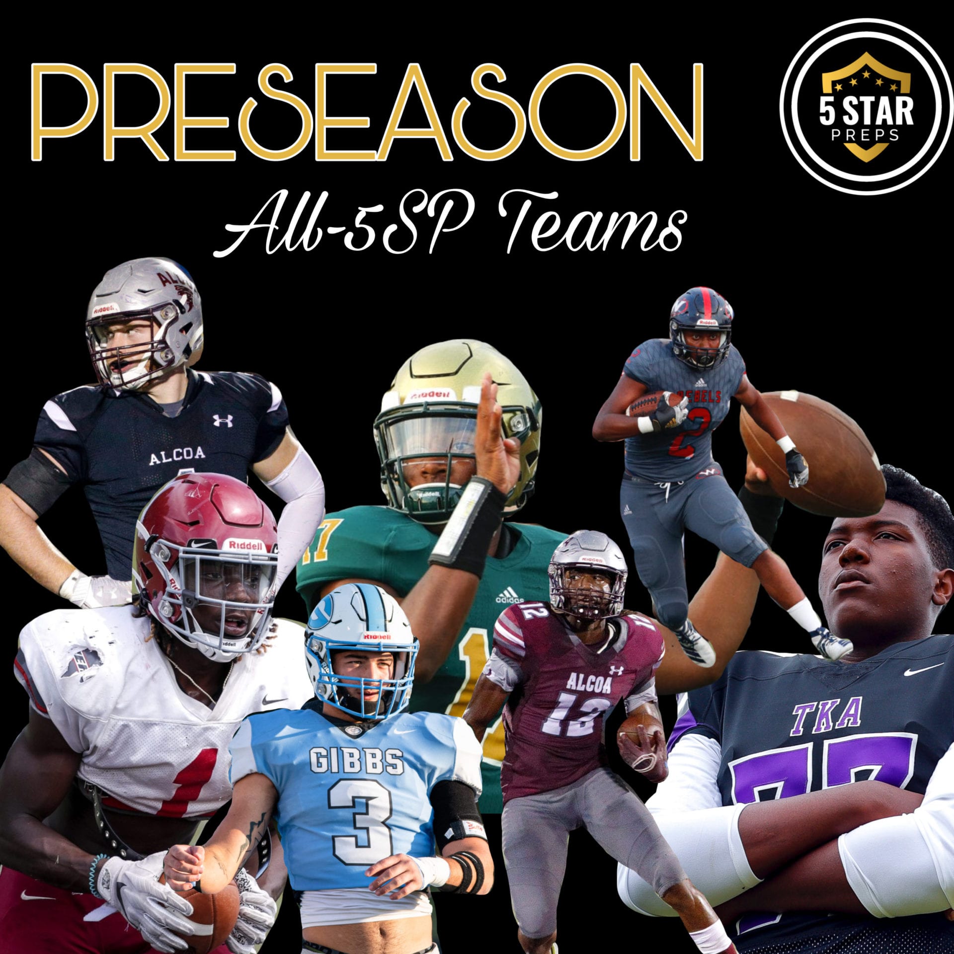 Preseason All5Star Preps Football Teams for 2020 Five Star Preps