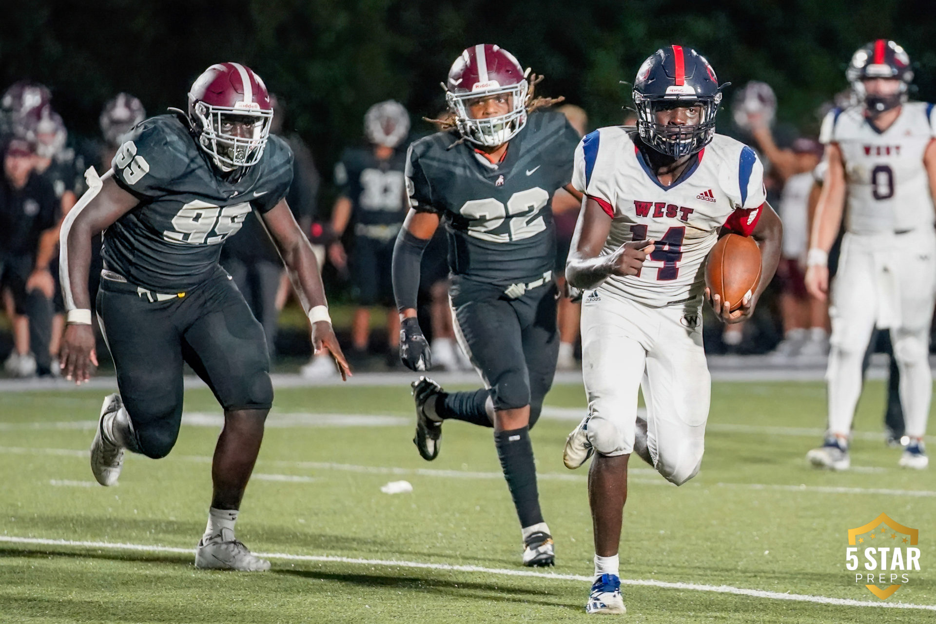 5STAR PHOTOS West Rebels at Bearden Bulldogs Week 1 (2022) Five