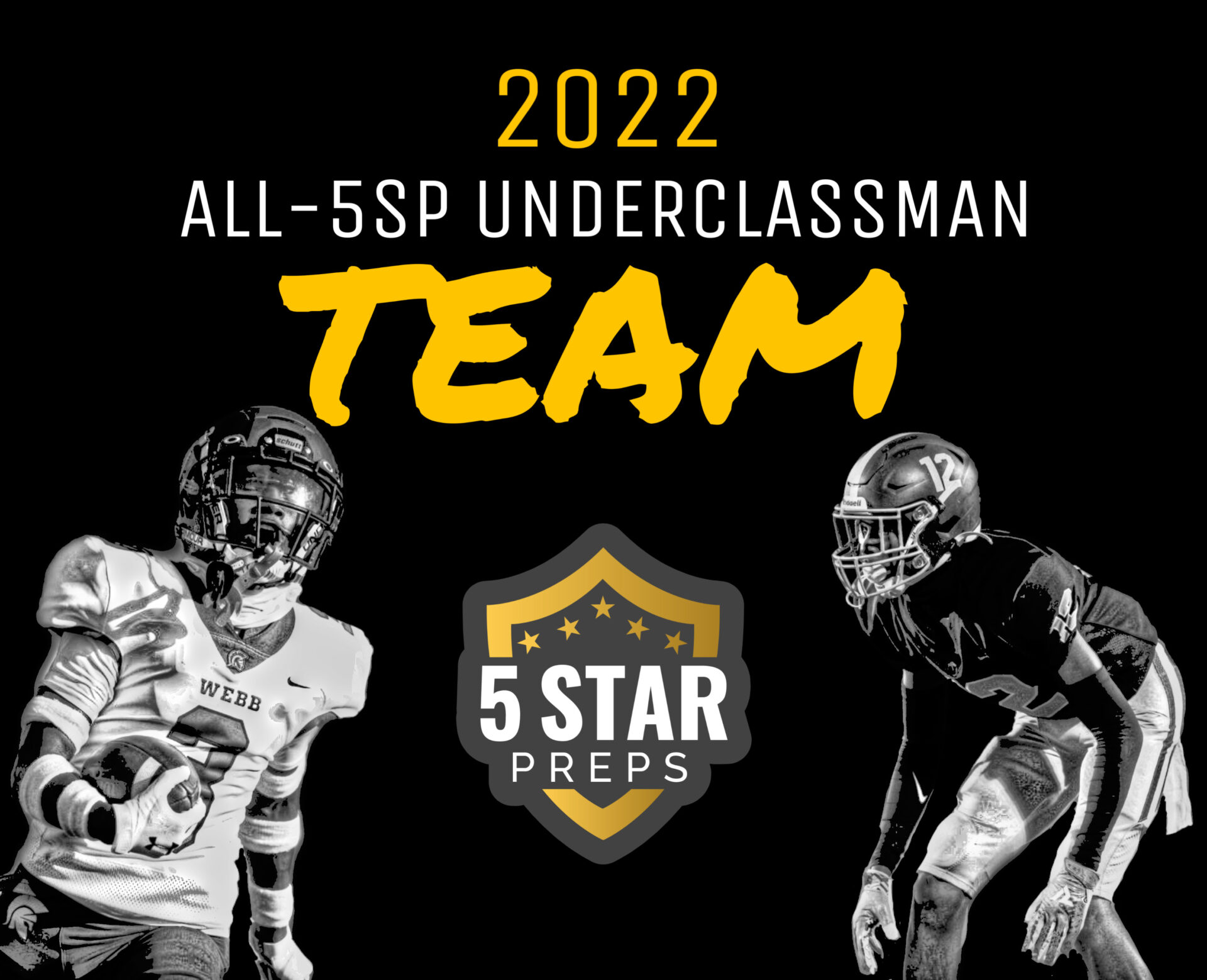 2022 All5Star Preps Underclassman Football Team Selections Five Star