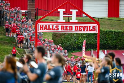 Hardin Valley Hawks at Halls Red Devils