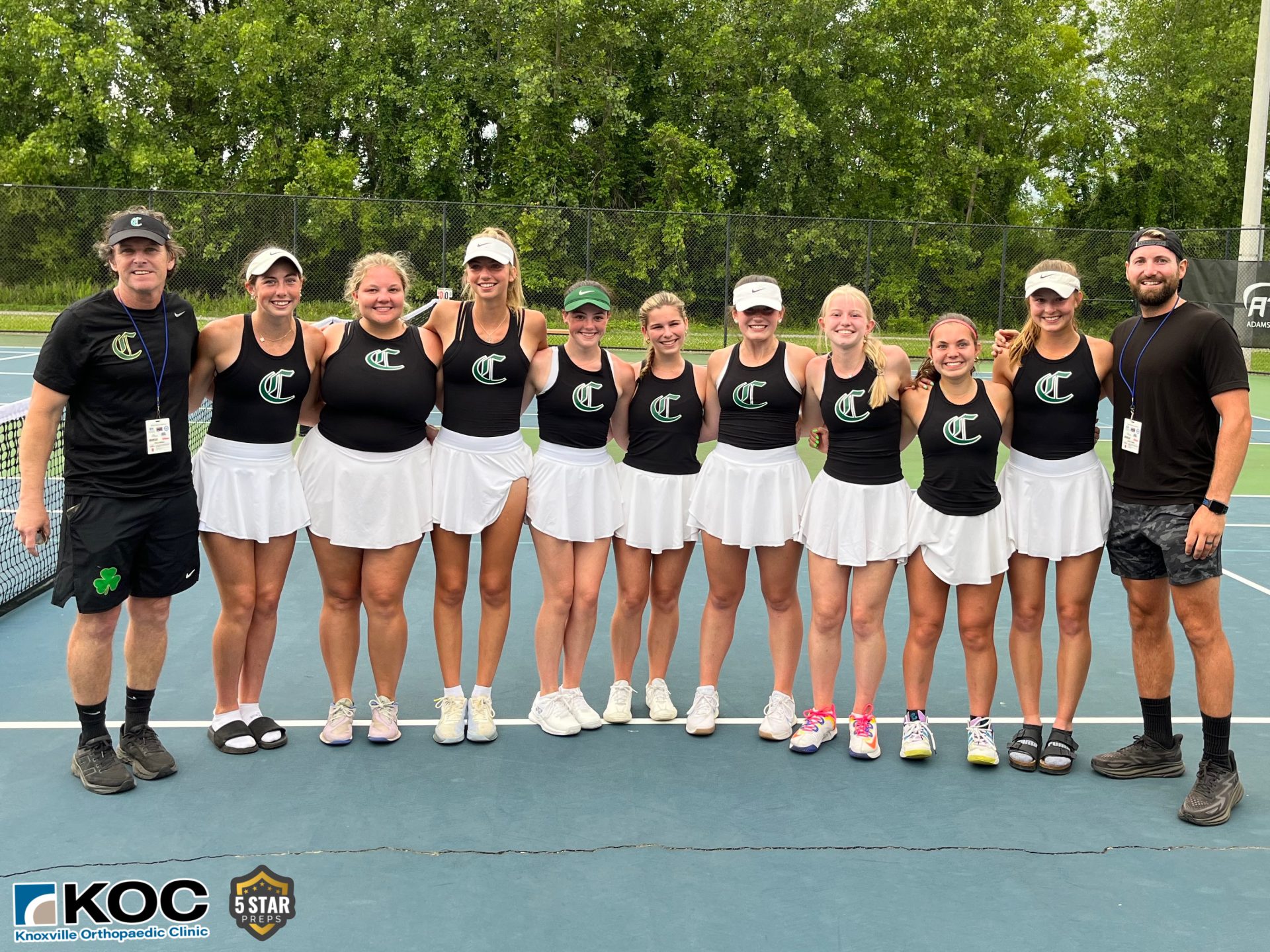 Knoxville Catholic girls' tennis wins arduous match against Baylor to