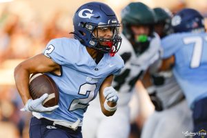 Jace Ballard (Grace): 56 yards rushing, 2 TDs, 13 rec, 131 yards in win at Sevier Co.